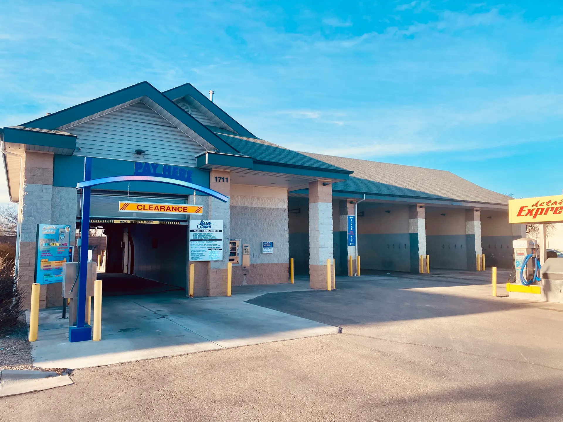 Meridian's Best Car Wash wash bays at 1711 W Franklin Rd in Meridian, Idaho